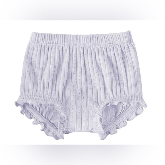 Adorable Ruffled Baby Shorts - Pink, Blue, Gray - Picture 4 of 7